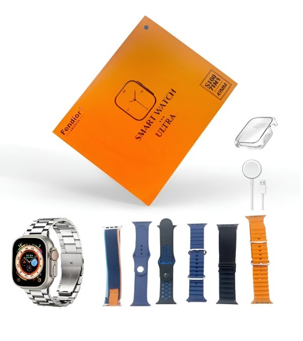 Fendior S100 Ultra 9 Smart Watch 7 In 1 – Random Color